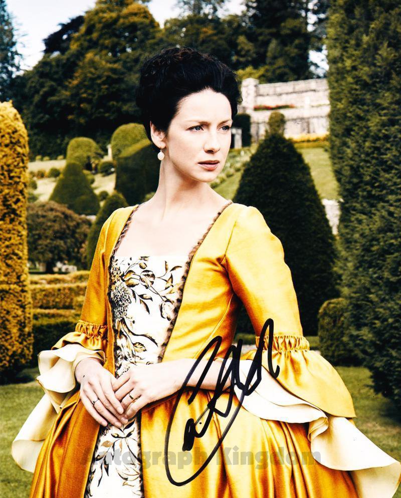 Caitriona Balfe / Claire Fraser Outlander 8 x 10" signed/ Autographed Glossy Photo Print - (Ref:575)