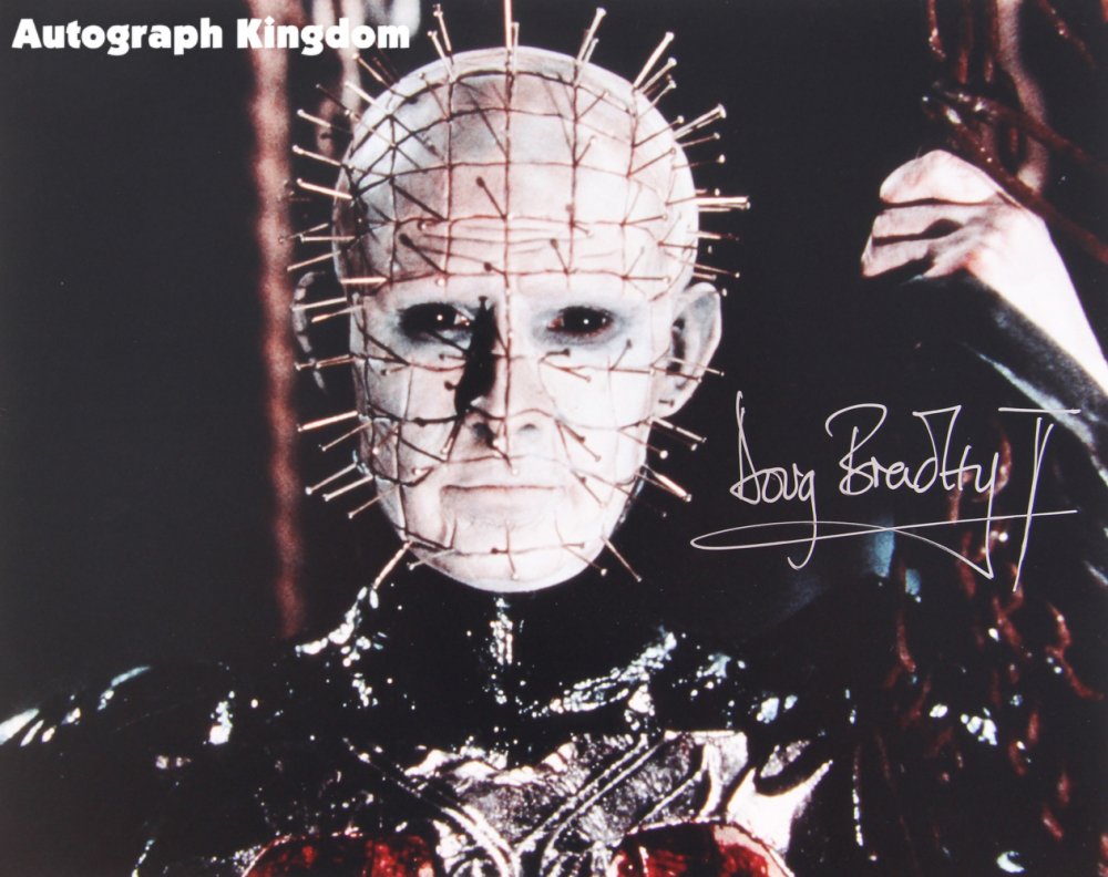 Doug Bradley 8 x 10" Autographed Photo Pinhead / Hellraiser Reprint 611) Great Gift Idea!