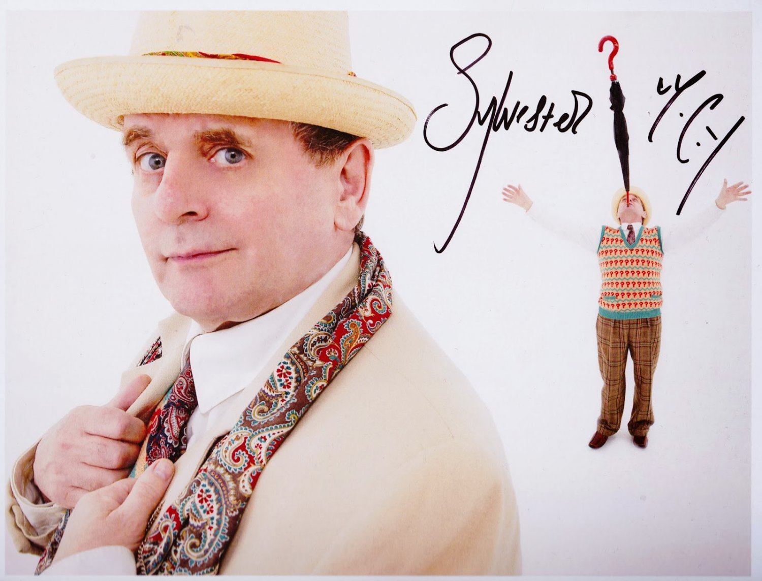 Sylvester McCoy Dr Who/ The Hobbit 8 x 10" Autographed / Signed Photo (Reprint :630)