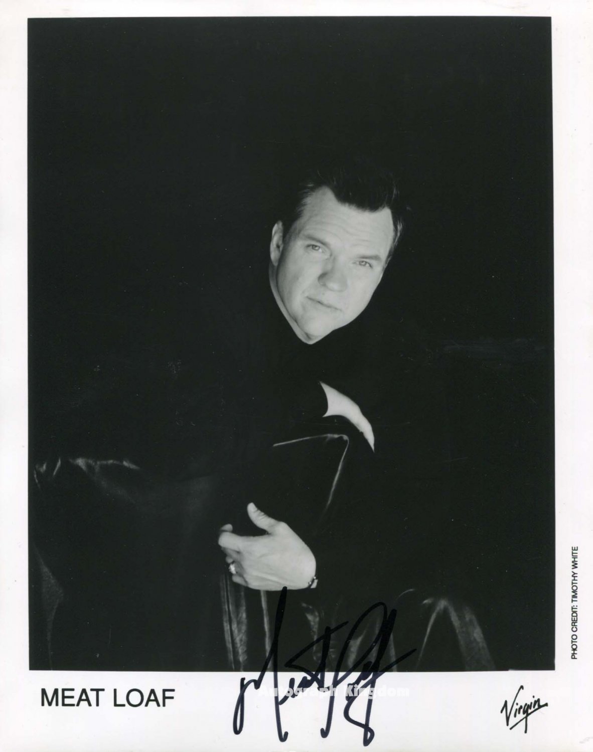 Meat Loaf 8 x 10" Autographed Photo Paradise By The Dashboard Light - (Reprint :ML011)