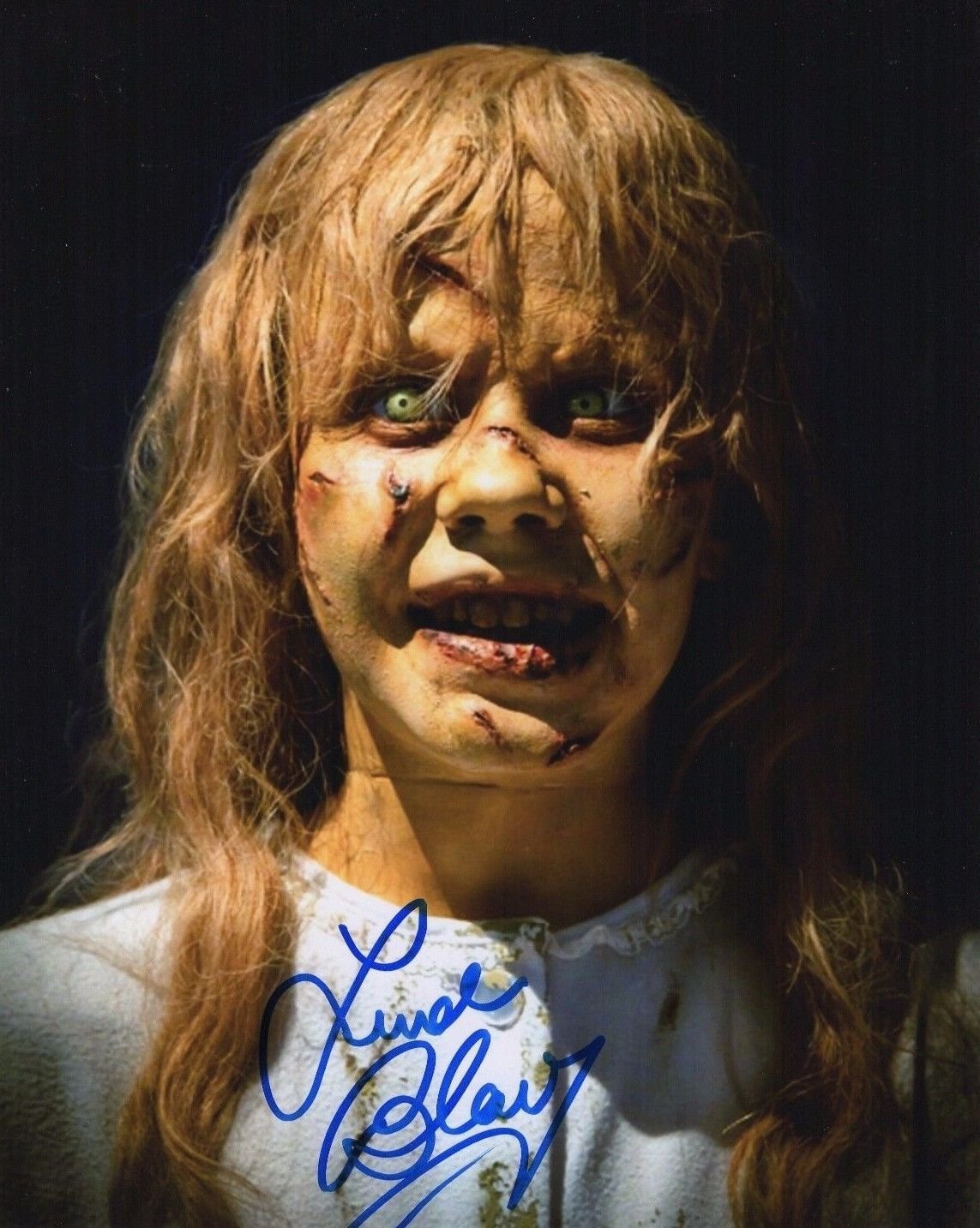 Linda Blair The Exorcist Signed & Mounted 8 x 10 Autographed Photo (Reprint) Great Gift Idea!
