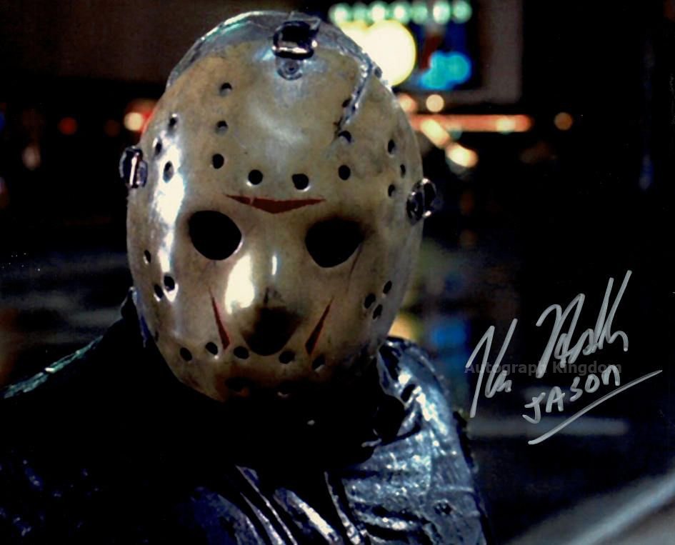 Kane Hodder as Jason Voorhees Signed & Mounted 8 x 10" Autographed Photo (Reprint:1353)