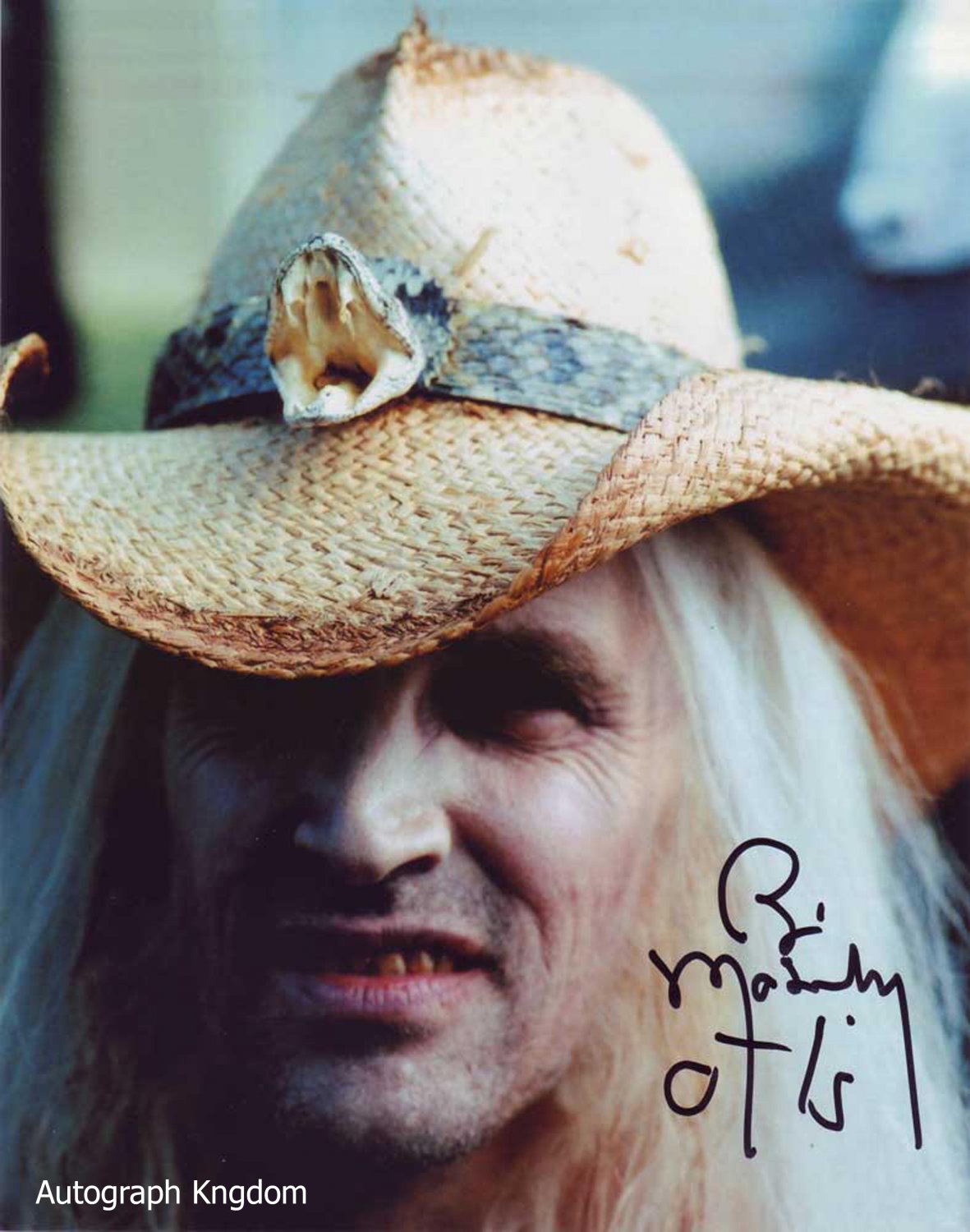 Bill Moseley as Otis Dirtwood Signed & Mounted 8 x 10" Autographed Photo (Reprint:1449)