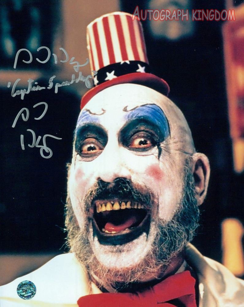 Sid Haig (Captain Spaulding House of 1,000 Corpses) 8 x 10" Autographed