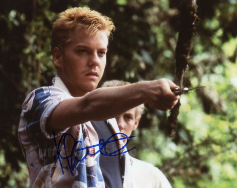 Kiefer Sutherland 8 x 10" Autographed Photo Stand By Me / Young Guns / The Lost Boys (Reprint:1645)