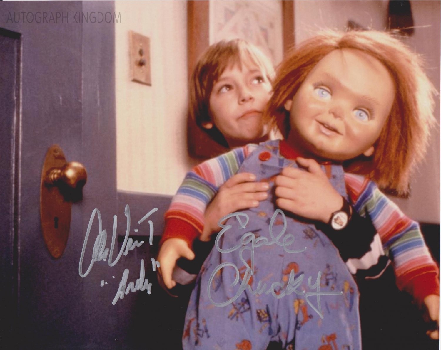 Alex Vincent &amp; Ed Gale Signed &amp; Mounted 8 X 10&quot; Au...