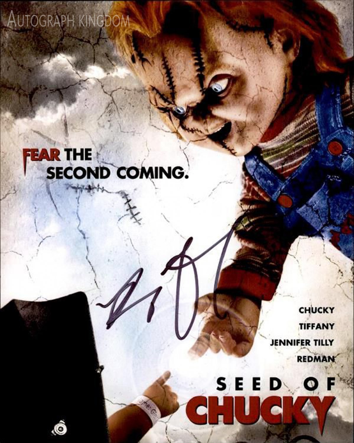 Seed of Chucky Laminated 8 x 10 Movie Poster Signed by Brad Dourif (Reprint 1833) Horror Wall Art