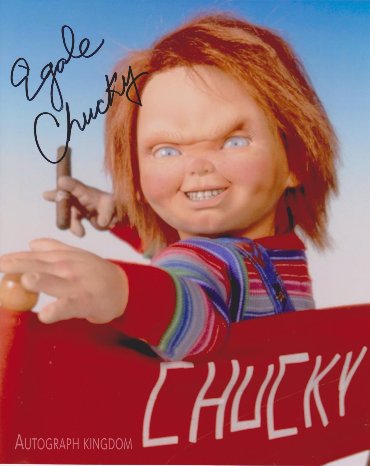 Ed Gale (Child's Play / Chucky) Signed & Mounted 8 X 10