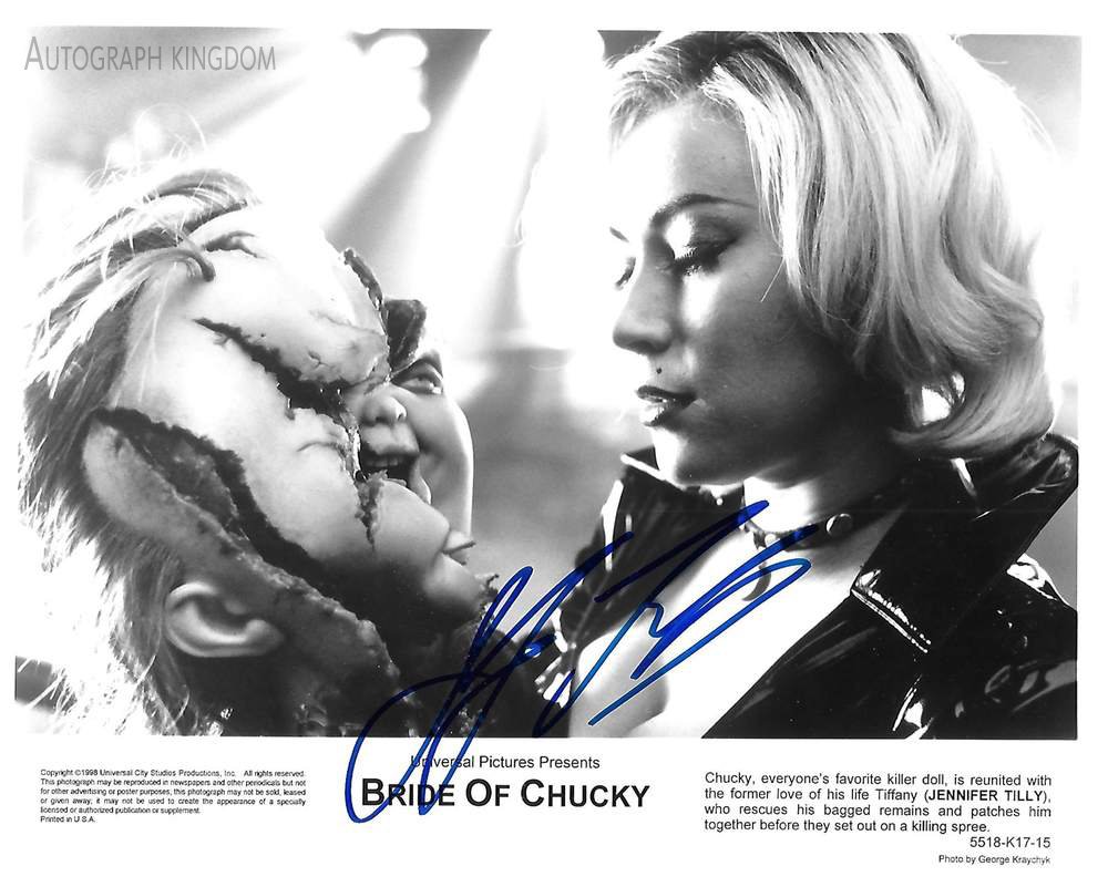 Jennifer Tilly (Seed / Curse of Chucky) 8 X 10" Autographed Photo (Reprint 1857)