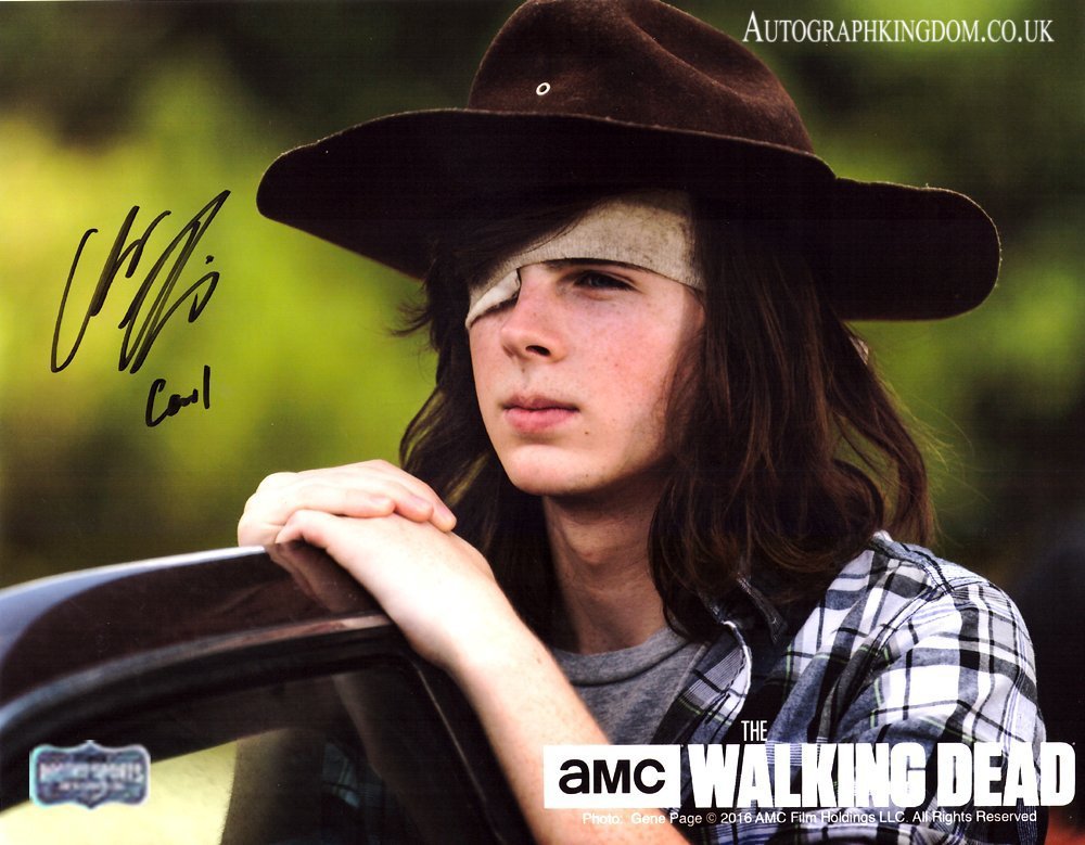 Chandler Riggs The Walking Dead Awesome 8 x 10" Signed /Autographed Photo (Reprint 2128)