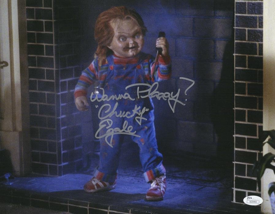 Ed Gale Child's Play / Chucky Signed & Mounted 8 X 10" Autographed Photo (Reprint 1844)