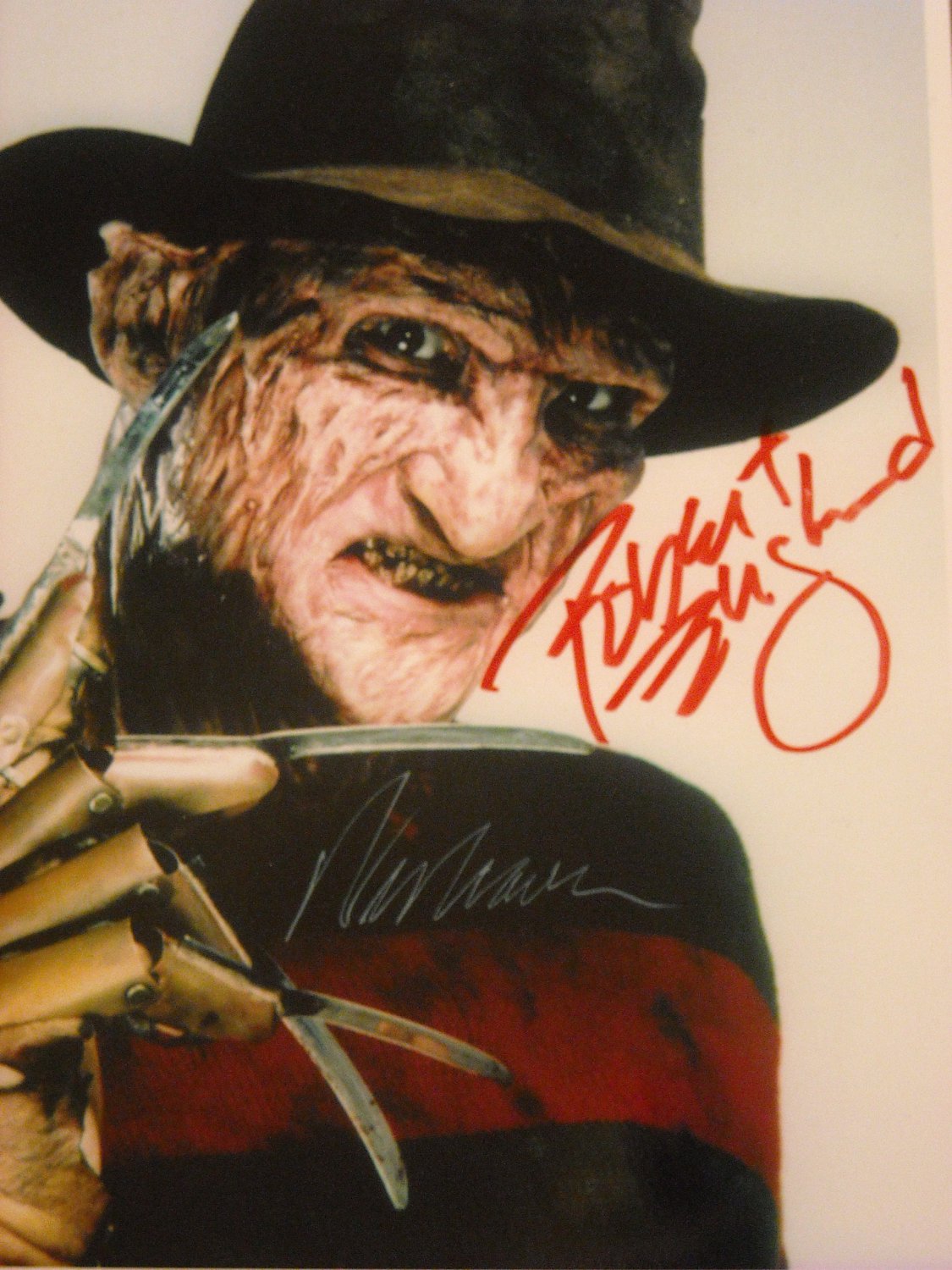 Robert Englund & Wes Craven Signed & Mounted 8 x 10" Autographed Photo (Reprint:2300)
