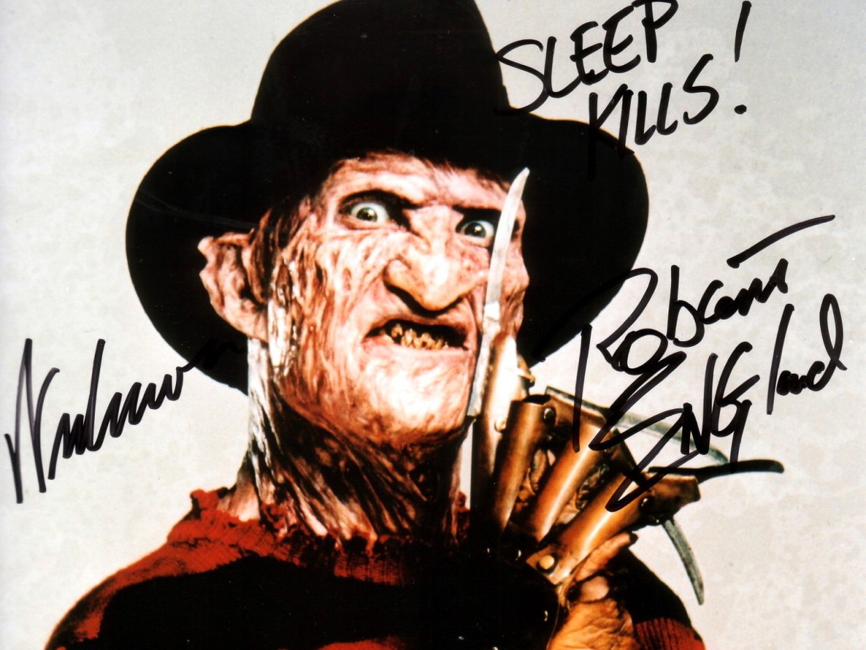 Robert Englund & Wes Craven Signed & Mounted 8 x 10" Autographed Photo (Reprint:2301)