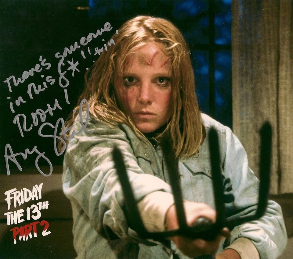 Amy Steel Friday the 13th Part 2 Signed & Mounted 8 X 10" Autographed Photo (Reprint 2283)