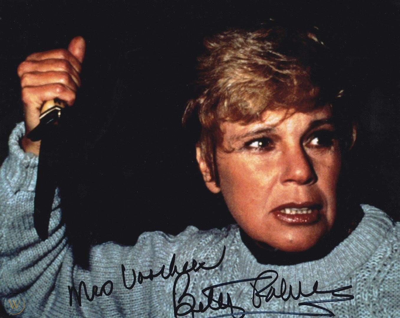 Betsy Palmer Mrs Voohrees (Friday the 13th ) 8 x 10" Autographed Photo (Reprint:2296)