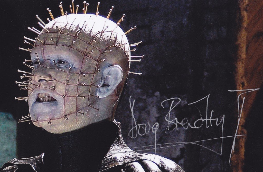 Doug Bradley as Pinhead Signed & Mounted 8 x 10" Autographed Photo (Reprint:2310)