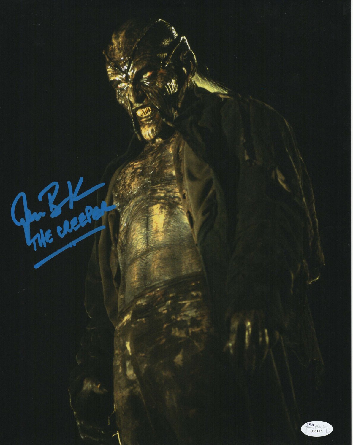 Jonathan Breck Signed & Mounted Jeepers Creepers 8 x 10" Autographed Photo (Reprint 2293)
