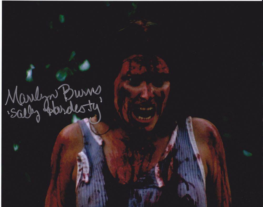 Marilyn Burns Signed & Mounted 8 x 10" Texas Chainsaw Massacre 1974 Photo (Reprint:2326)