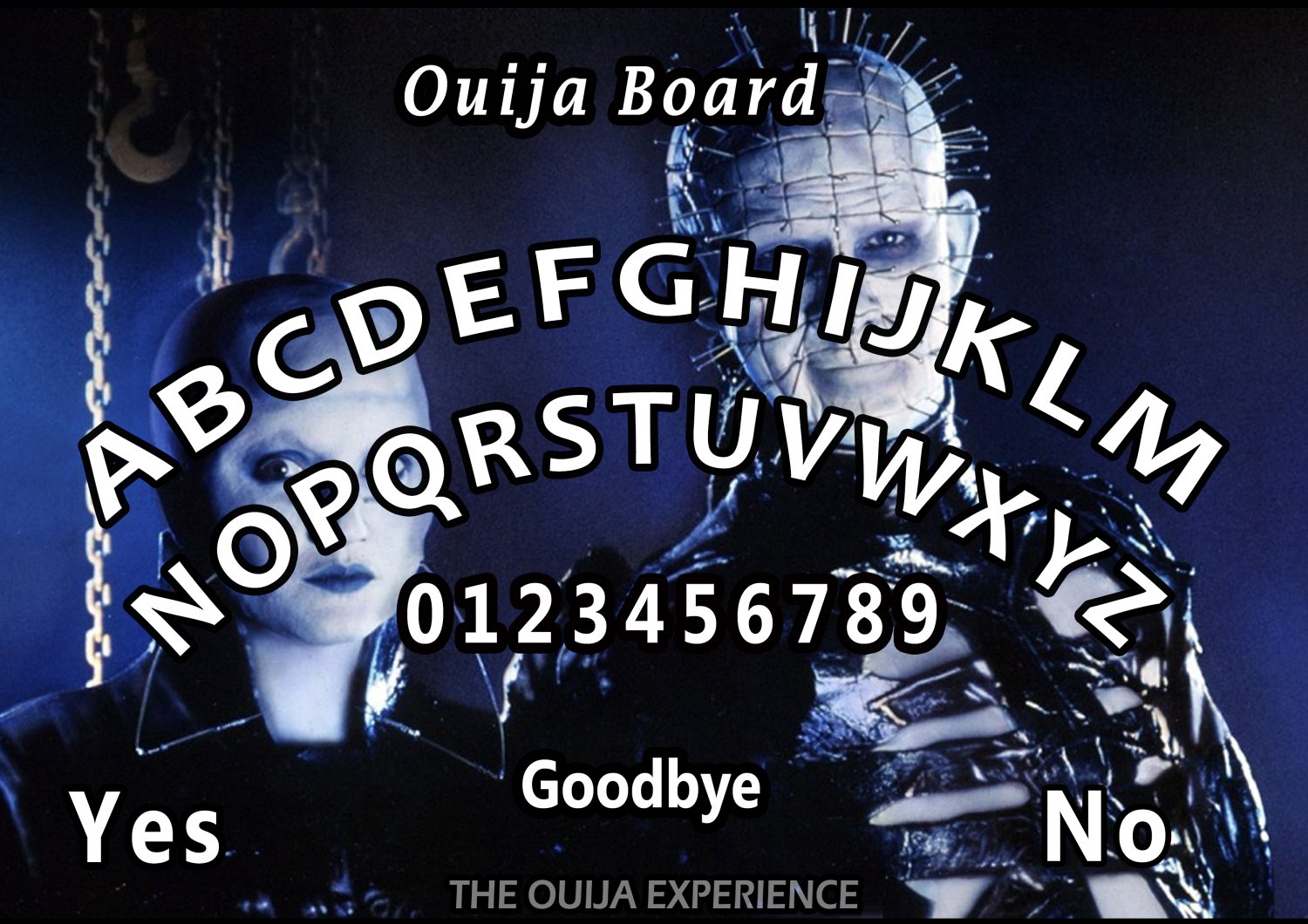Limited Edition Hellraiser A4 Laminated Ouija Board / Poster | Ghost Hunting | EVP | Seances