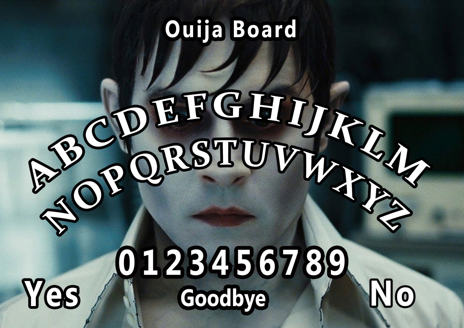 Dark Shadows A4 Laminated Ouija Board / Poster | Ghost Hunting | EVP | Seances