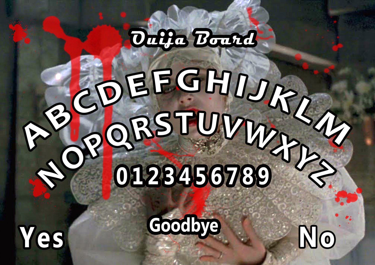 An Interview With A Vampire A4 Laminated Ouija Board / Poster | Ghost Hunting | EVP | Seances.