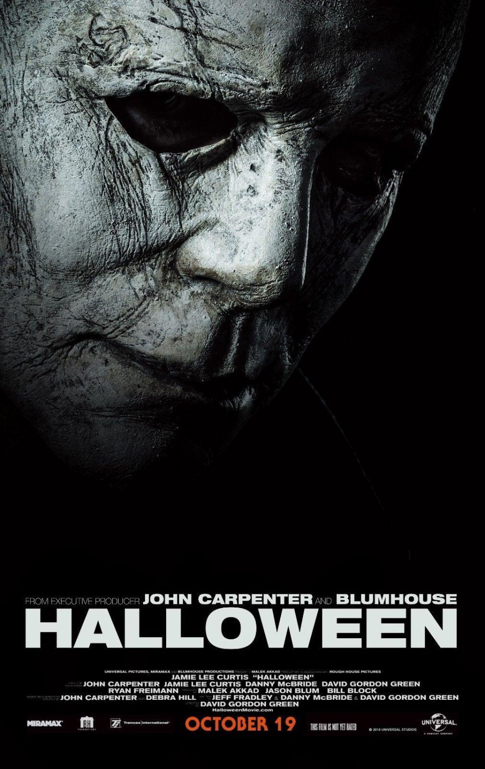 Halloween (2018) One Page A4 Glossy Movie Poster | Wall Art | Horror Movie Posters