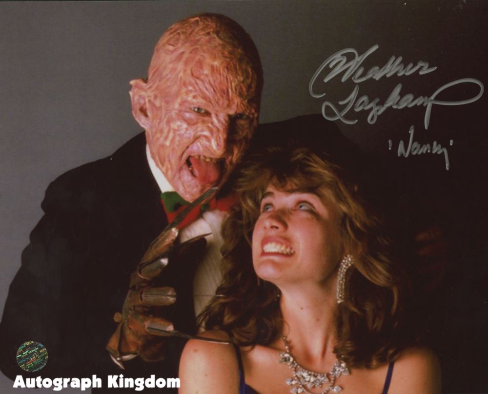 Heather Langenkamp Signed & Mounted 8 x 10" A Nightmare on Elm Autographed Photo (Reprint:839)
