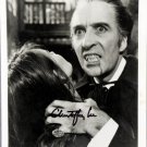 Signed & mounted Christopher Lee 8 x 10 Photo: Taste The Blood of Dracula (Reprint 520)