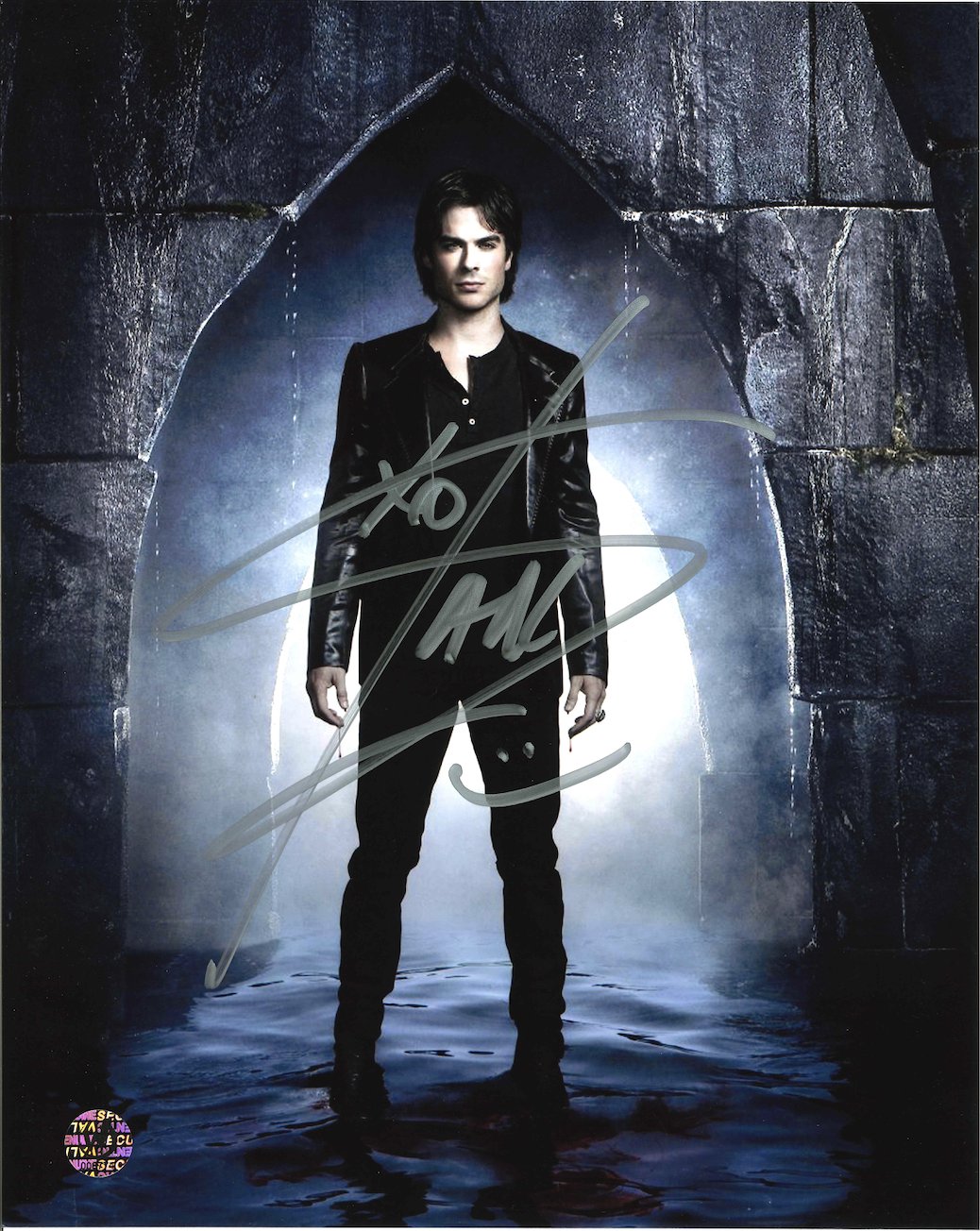 Ian Somerhalder Signed & Mounted 8 x 10 Autographed Photo : The Vampire Diaries (Reprint)