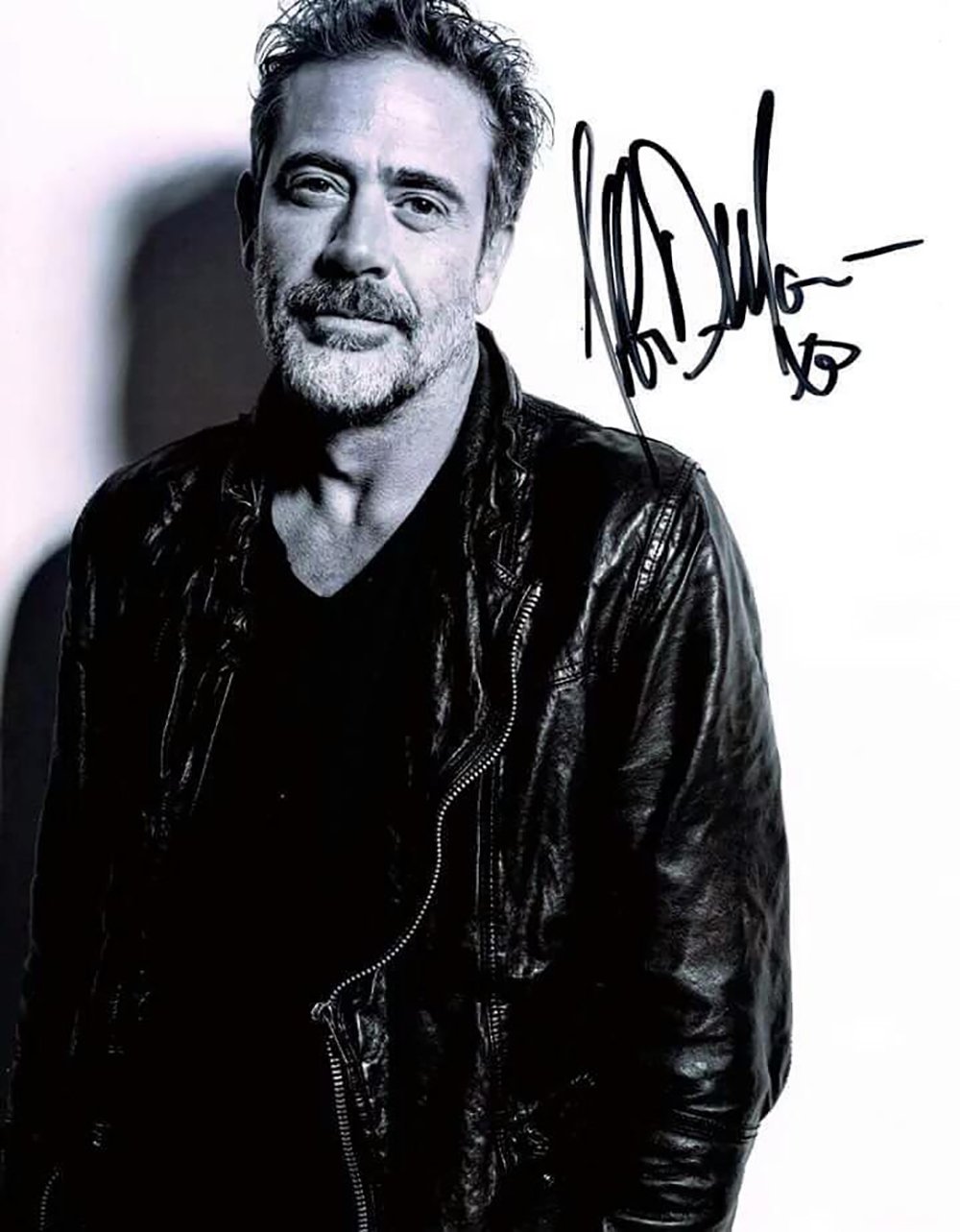 Jeffrey Dean Morgan Signed & Mounted 8 x 10 Autographed Photo The Walking Dead  (Reprnt)