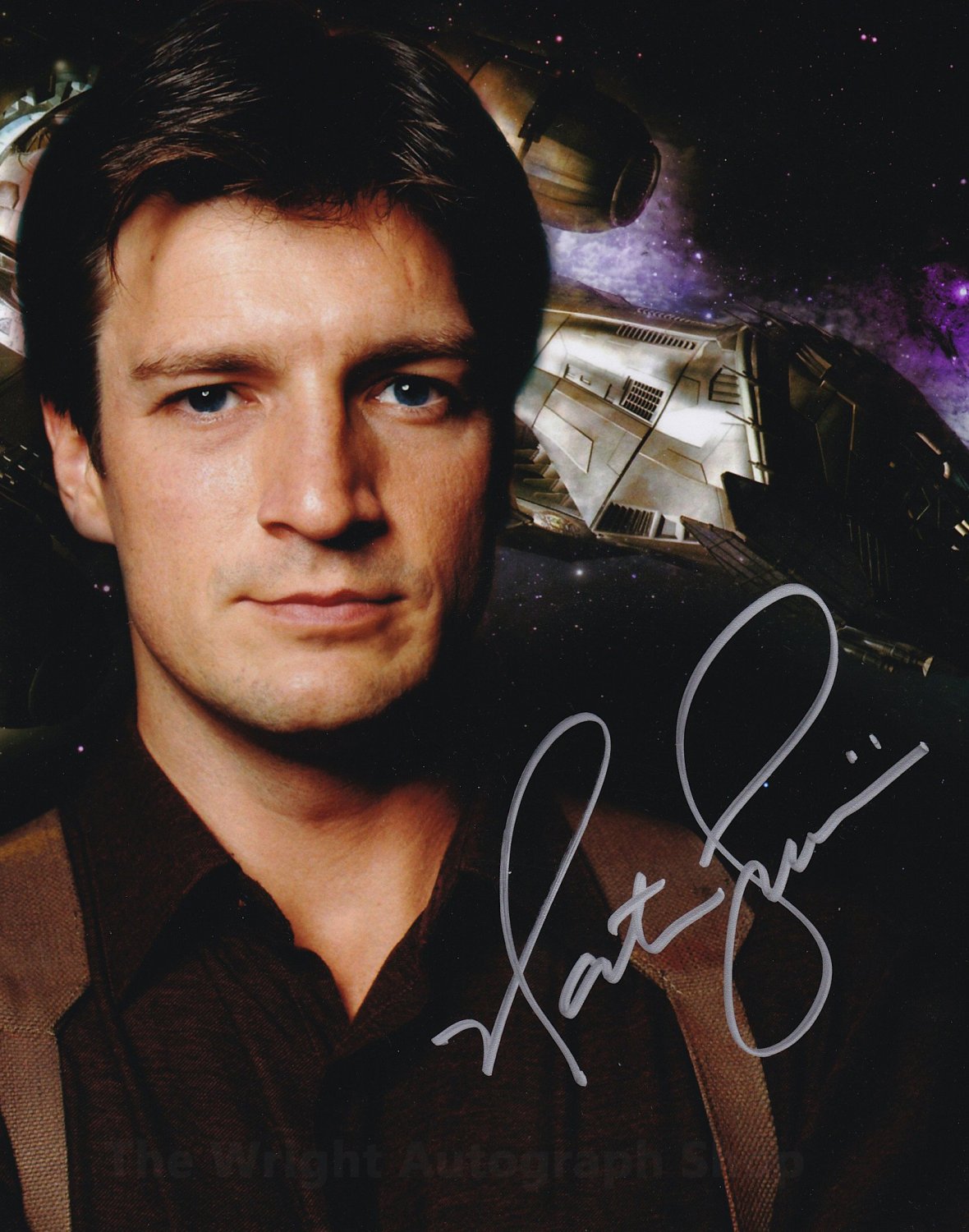 Nathan Fillion 8 x 10" Autographed Photo Castle, Firefly, Buffy The Vampire Slayer (Reprint 825)