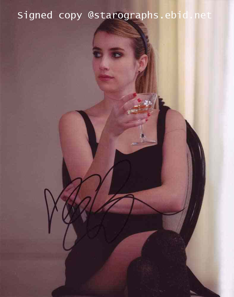 Emma Roberts Signed & Mounted 8 x 10 Autographed Photo American Horror Story (Reprint 875)