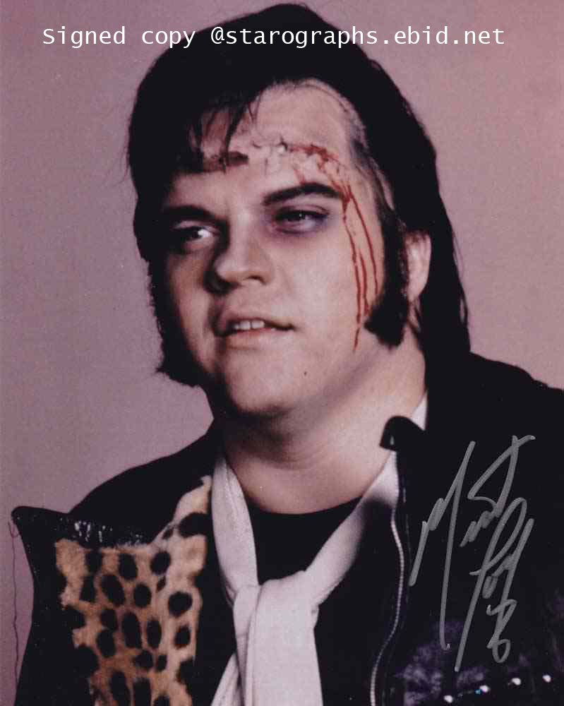 Meat Loaf The Rocky Horror Picture Show / Roadie / Black Dog 8 x 10 Autographed photo (Reprint 638)