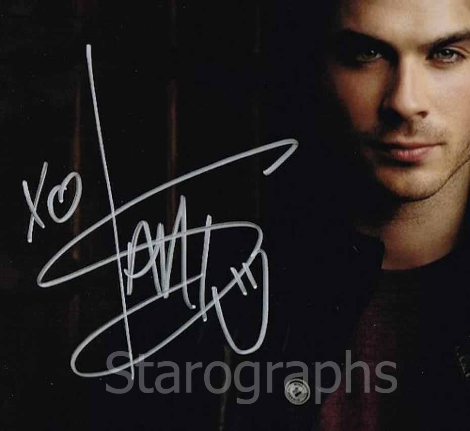 Ian Somerhalder Signed & Mounted 8 x 10 Autographed  Photo The Vampire Diaries (Reprint 920)