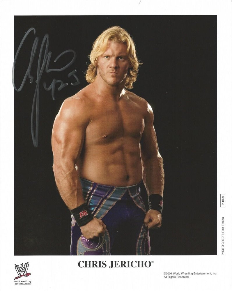 Chris Jericho 8 x 10 Autographed / Signed Photo: WWE/ WWF Wrestler (Reprint 843 Great Gift Idea)