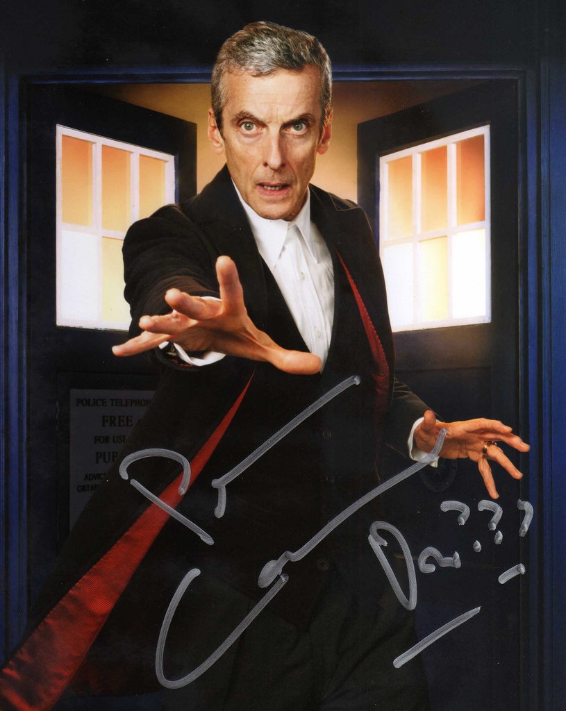 Peter Capaldi Dr Who 8 x 10 Autographed / Signed Photo (Reprint 632 Great Gift Idea)