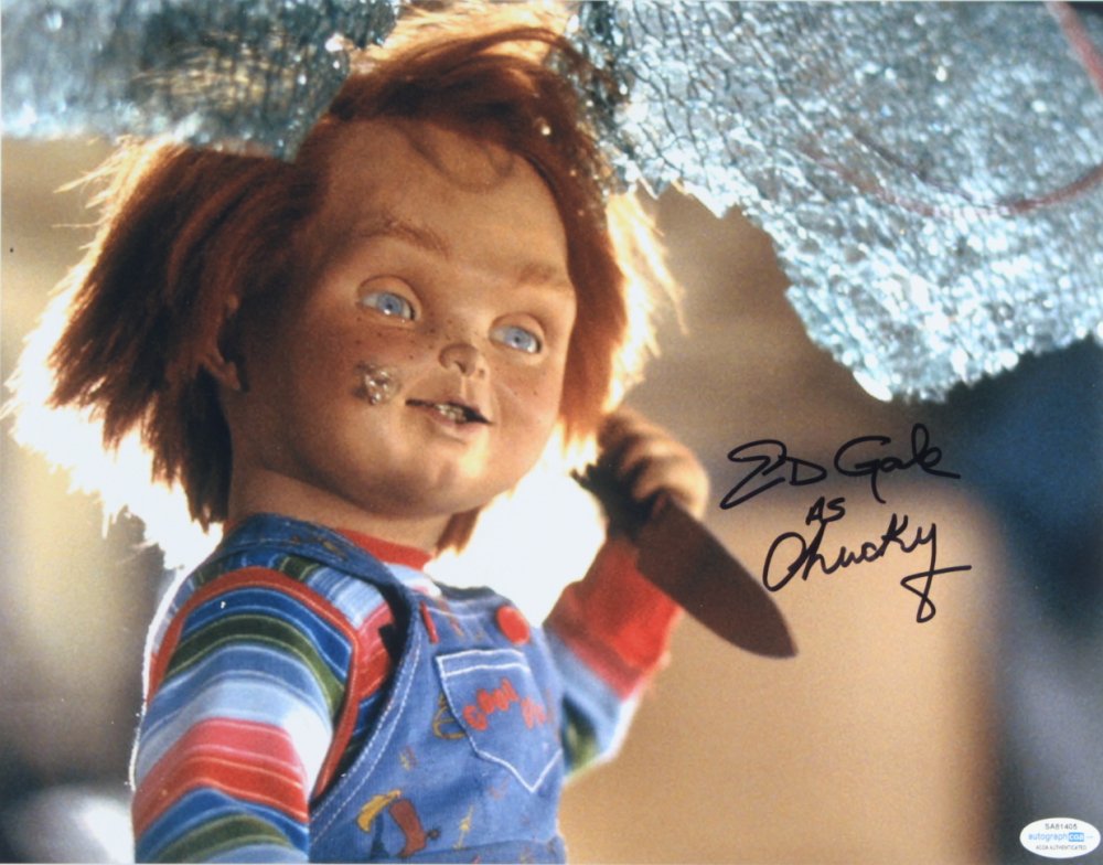 Ed Gale Child's Play / Chucky Signed & Mounted 8 X 10" Autographed Photo (Reprint 1844)