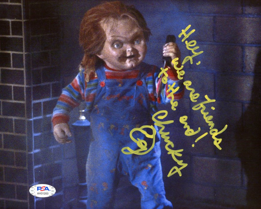 Ed Gale Child's Play signed & mounted 8 X 10" Autographed Photo with inscription (Reprint 1844)