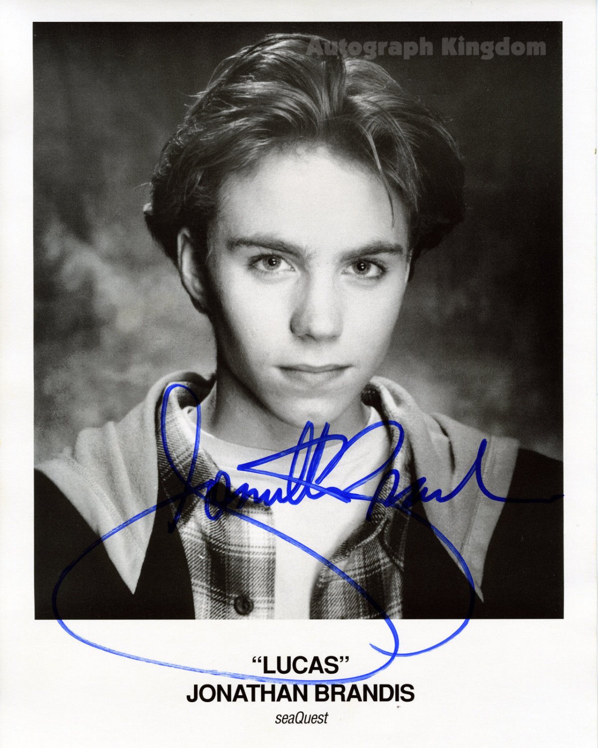 Jonathan Brandis Sea Quest, Ladybird Signed & Mounted 8 x 10 Autographed Photo (Reprint)