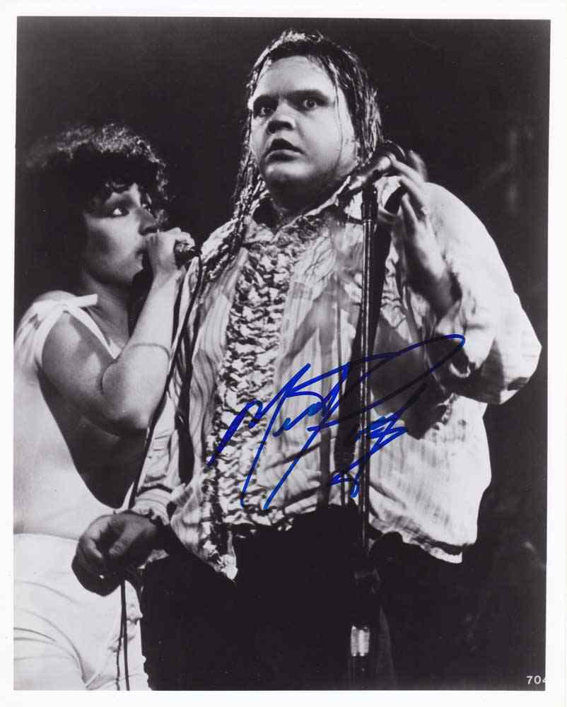 Meat Loaf Dead Ringer / Bat Out Of Hell / Paradise 8 X 10" Autographed Photo (Reprint #8)