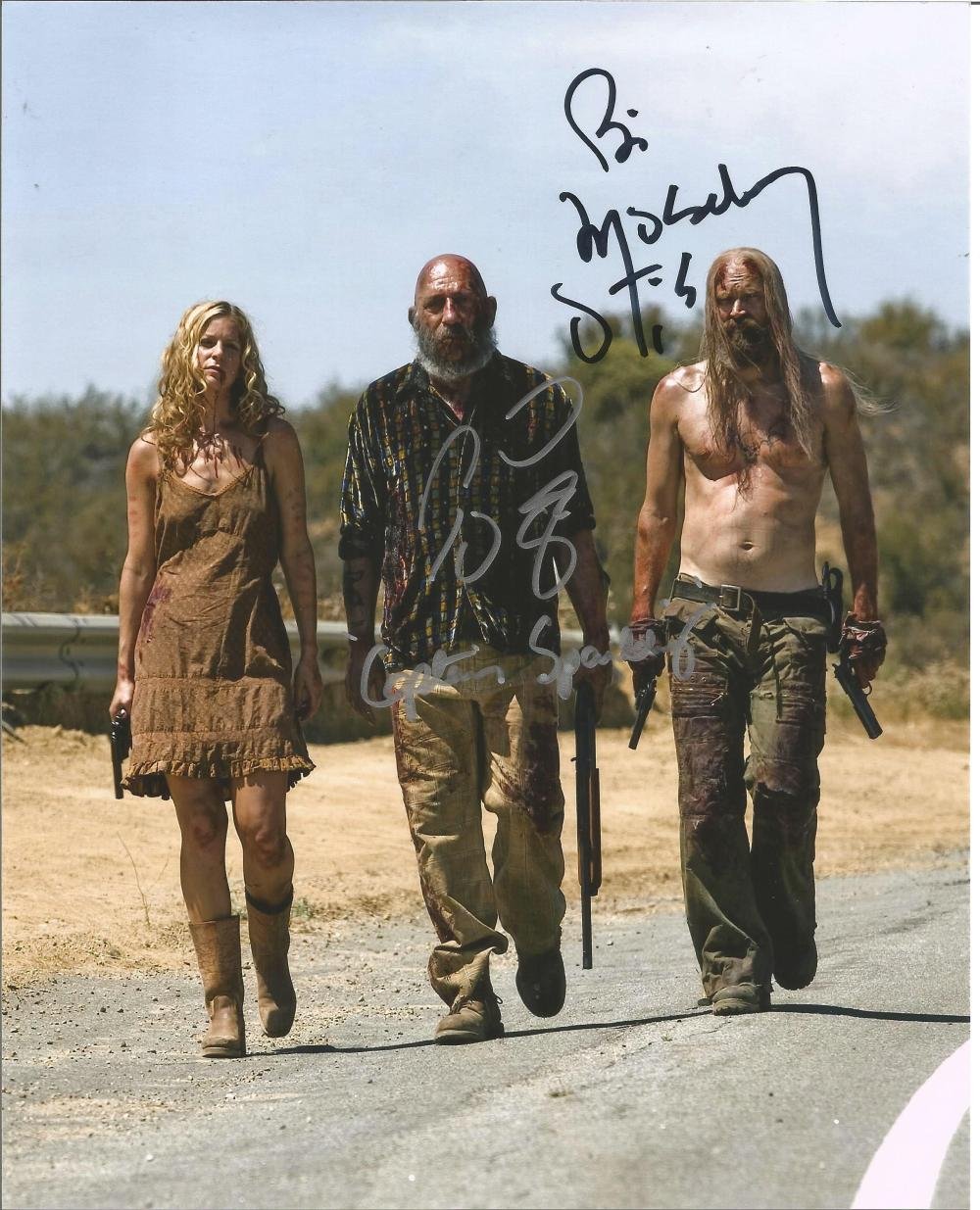 Sid Haig & Bill Moseley Signed & Mounted 8 x 10" Autographed Photo (Reprint:1493) The Devils Rejects