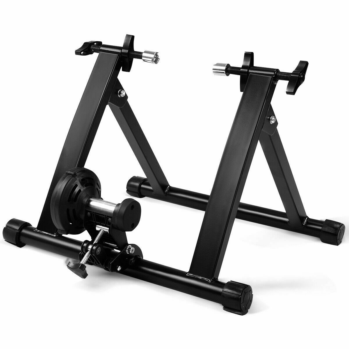 Portable Indoor Bike Trainer Stand Magnetic Resistance Bicycle Exercise ...