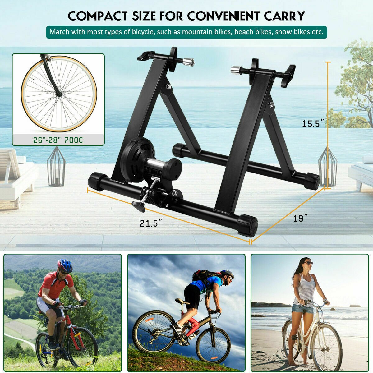 indoor bike trainer stand decathlon