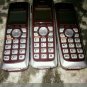 PANASONIC KX-TG6521R Dect6.0 Cordless Phone Answering System W/3 Handset System