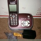 Panasonic KX-TG6521 Cranberry Red Cordless Phone Answering System Dect 6.0