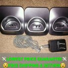 Lot of 3Qty - Panasonic Base Cradle Charger Dock PNLC1017 YA W/ 1 Power Adapter
