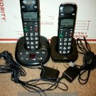 ClearSounds A700 DECT Amplified Loud 2 Cordless Phones w/Answering Machine