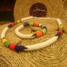 Beaded bracelet and headpiece/neckpiece