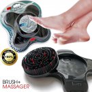 Foot scrubber brush massager