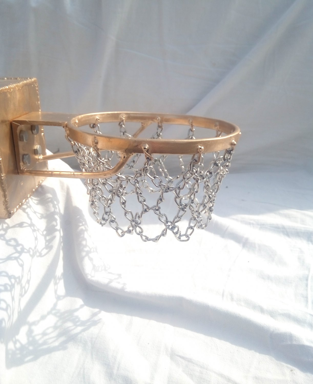 Installation of the Basketball Hoop / Art Sculpture / Basketball Gift